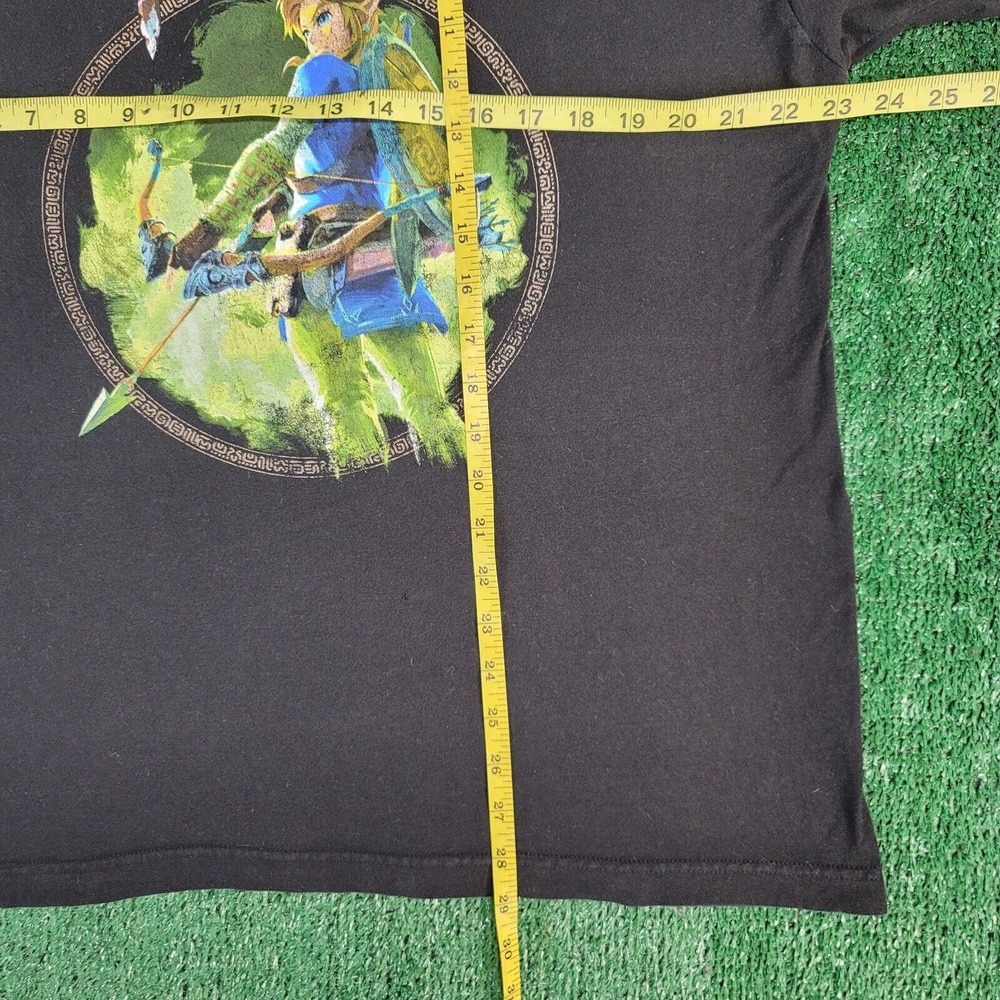 The Legend of Zelda Breath Of The Wild Adult Unisex XL Black Nintendo Shirt - Picture 7 of 7